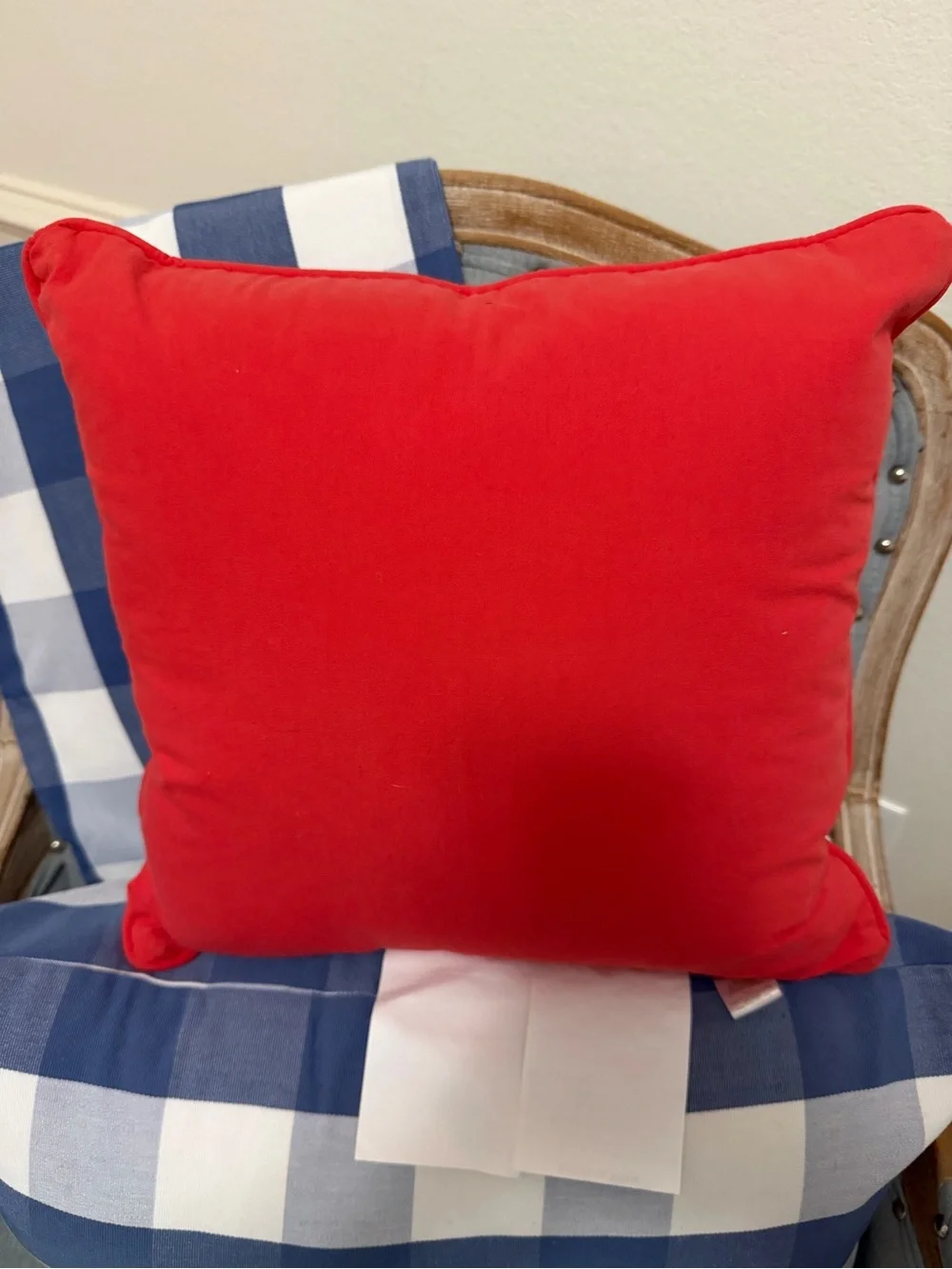 Pottery Barn Teen Queen Bee Decorative Throw Pillow - Pink, White & Navy
